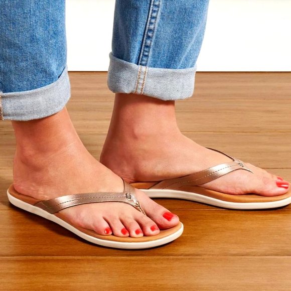 OluKai Shoes - Olukai Honu Sandal - Rose Gold